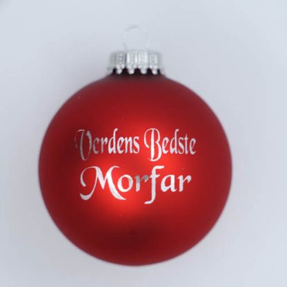 Julekugle - Verdens bedste morfar