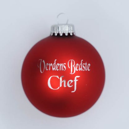 Julekugle - Verdens bedste chef