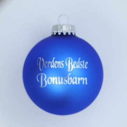 Julekugle - Verdens bedste bonusbarn