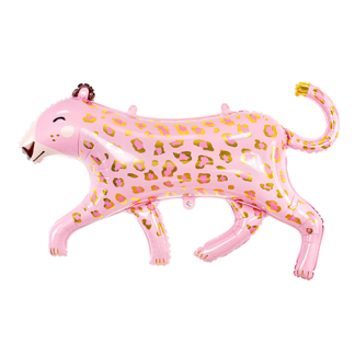 Lyserød leopard - Giv en ballon