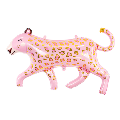 Lyserød leopard - Giv en ballon