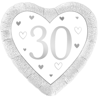 30 år hjerte - Giv en ballon