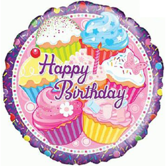 Cupcake Birthday - Giv en ballon