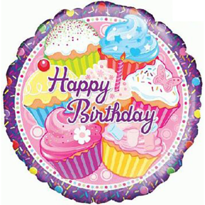 Cupcake Birthday - Giv en ballon