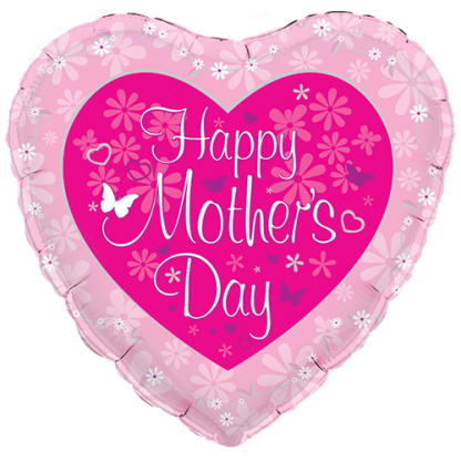 Butterfly Heart Mothers Day - Giv en ballon