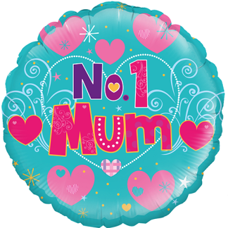 Number 1 Mom - Giv en ballon