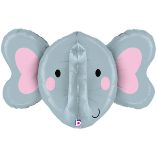 Flersidet elefant - Giv en ballon