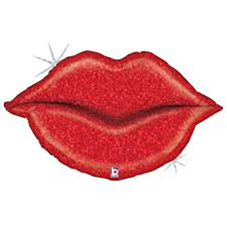 Glitter Lips - Giv en ballon