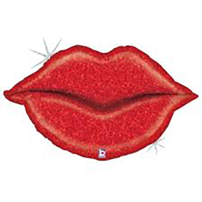 Glitter Lips - Giv en ballon