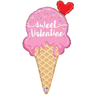 Sweet Valentine Ice Cream - Giv en ballon