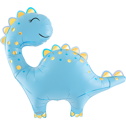 Lyseblå dino - Giv en ballon