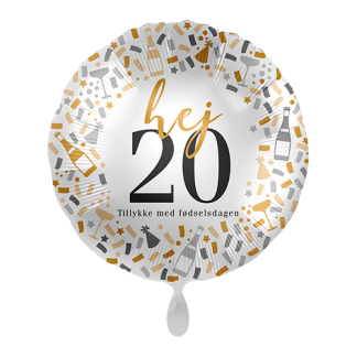 Hej 20 år - Giv en ballon