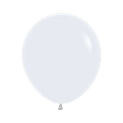White 005 - 18" ballon – 25 stk