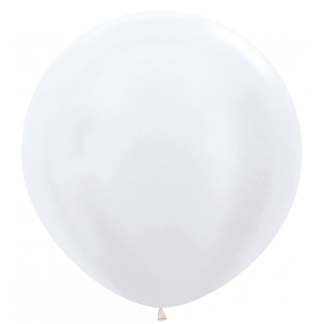 Pearl White 405 - 36" ballon – 10 stk